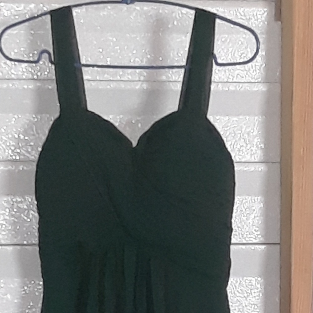 Long Starzz forest green gown
